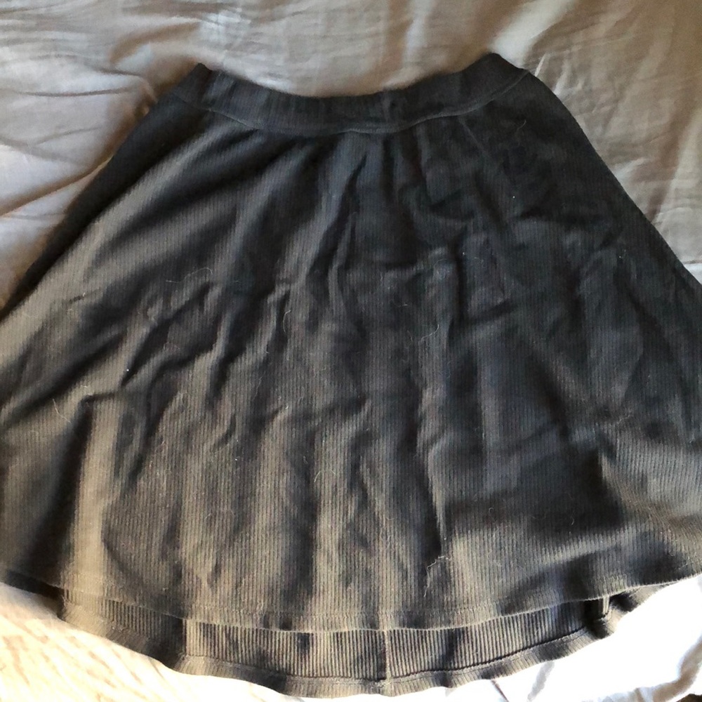 Hollister black skater skirt